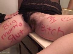 Body writing and lesbian sex with hot babes