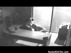 Security camera suck and fuck in the office