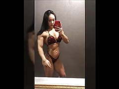 Korean fitness model clip