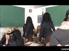 Schoolgirl orgy with london keyes, alexis texas, and more!