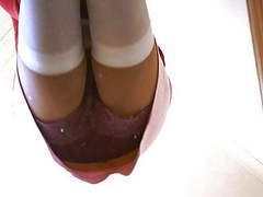 Gymslip knee socks and panties tubes