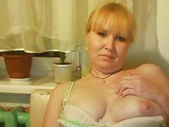 Hot russian mature mom tamara play on skype clip