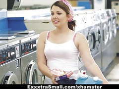 Exxxtrasmall - petite teen fucked in laundromat