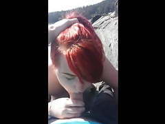 Amateur wife blowjob on beach movies