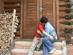Amateur russian mature mother and boy clip