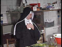 German nun assfucked in kitchen videos