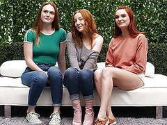 3 redheads and one lucky ass guy tubes