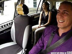 Amazing sex in taxi cab movies at freekilomovies.com