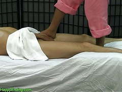 Hidden cam ashiatsu massage with foot.hand happy ending tubes