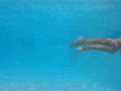 Nudist girls underwater