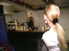 Belgian blonde fucks dutch bartender videos