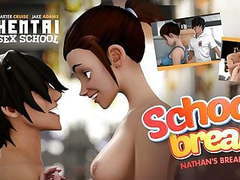 Adult time, hentai sex school - step-sibling rivalry, Cartoon, Hentai, HD Videos, Hentai Sex School