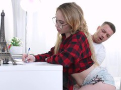 Big booty teen bella mur seduces tutor, Couple, Hardcore, Russian, HD Teen, Blondes, Long Hair, Shorts, Blowjob, Glasses, Pussy, Shaved Pussy, Clothed Sex, Cum In Mouth, Cumshot