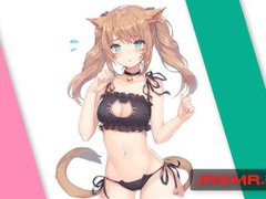 Sound porn  tsundere catgirl pleases her master  japanese asmr