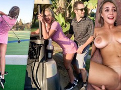 Bannedstories hitting a hole-in-one with gabbie carter tubes