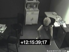 Girl pees in coworkers drink on office security cam videos