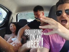 Squirting and sucking on an uber! facial and swallow included! whatch the first part as well!, Big Ass, Blowjob, Cumshot, Masturbation, Public, Pornstar, Teen (18+), Verified Models