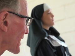 Horny teen nun strips and fucks an old man in the confessional, Blowjob, Cumshot, Hardcore, Pornstar, Reality, Teen (18+), Popular With Women, Role Play, Pussy Licking, Old/Young movies at find-best-babes.com