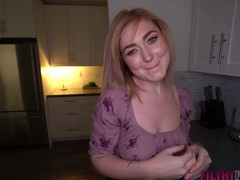 Fucking my hot step-sis before she moves away for college, Babe, Big Dick, Blowjob, Cumshot, Teen (18+), POV, Red Head