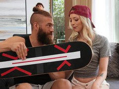 Hardcore fucking in doggy style with hot ass lily larimar, Couple, Hardcore, Shorts, Blowjob, Long Hair, Pussy Licking, Doggystyle, Tattoo, Hot Ass, Natural Tits, Cumshot, Facial