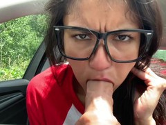 I got horny while driving so i stop to fuck my dildo in the car for a bit, Asian, Blowjob, Hardcore, Masturbation, Toys, Public, Pornstar, Verified Models