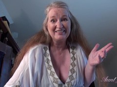 Aunt judy's - your 61yo busty gilf stepmom maggie gives you a handjob (pov), Amateur, Big Tits, Masturbation, Mature, Reality, POV