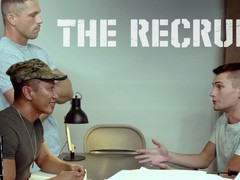 Army jocks teach shy new recruit how to roughen up - disruptivefilms