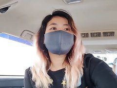 Risky public sex -fake taxi asian, hard fuck her for a free ride - pinayloversph