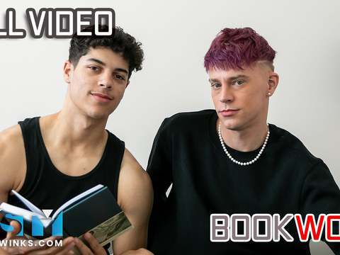 Nastytwinks - bookworm - harley xavier wants friends over and needs to convince step bro jordan haze to let him.  raw fuck time