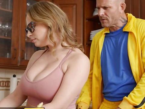 Alyx star wants all the trainer's attention for her but she ends up having a 3some with brandy renee - brazzers