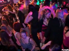 Girls at the club take cumshots and love it videos