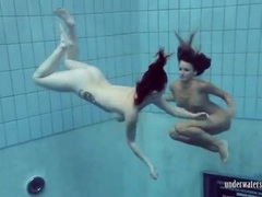 Bikinis comes off as the teen chicks swim videos