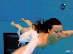 Perky teen boobs are beautiful underwater movies at freekilomovies.com
