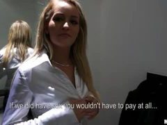 Ditsy blonde teen enjoys changing in front of camera videos