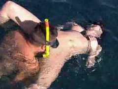 Sex in the ocean while scuba diving videos