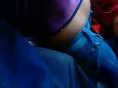 Crowded bus and naughty touching clip