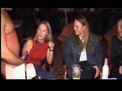 Party girls sucking male dancer cock videos