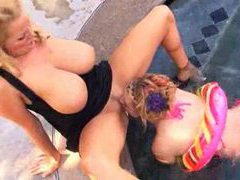 Lexi belle eating pussy by the pool videos