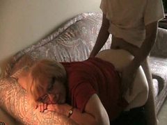 Chubby amateur mature fucked from behind