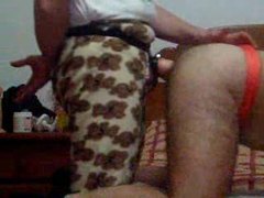 Dude fucked in the ass by a strapon dildo clip