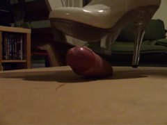 Cock is stepped on and then tied up videos