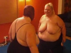 Bbw babes wrestling for real videos