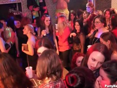 JerkCult presents: Guys play with slutty girls at night club