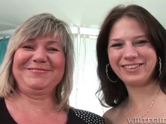 TargetVids presents: Mature kisses sexy tits and eats out a pussy