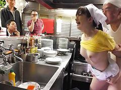 KiloLesbians presents: Fucking the cook in the back of the kitchen