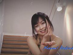 MistTube presents: Nozomi hatsuki sucks two guys and gets a facial