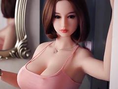 Asian busty sex doll, blowjob anal creampie fantasies