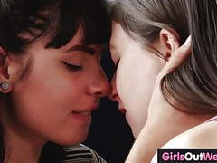 ChiliMovies presents: Hot pale amateur lesbians give rimjobs to each other
