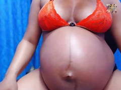 KiloPanties presents: Pregnant latina with twinbelly