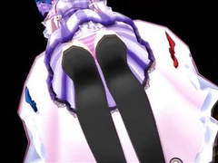 TubeWish presents: Touhou mmd - marisa eaten by giantess patchouli (vore)